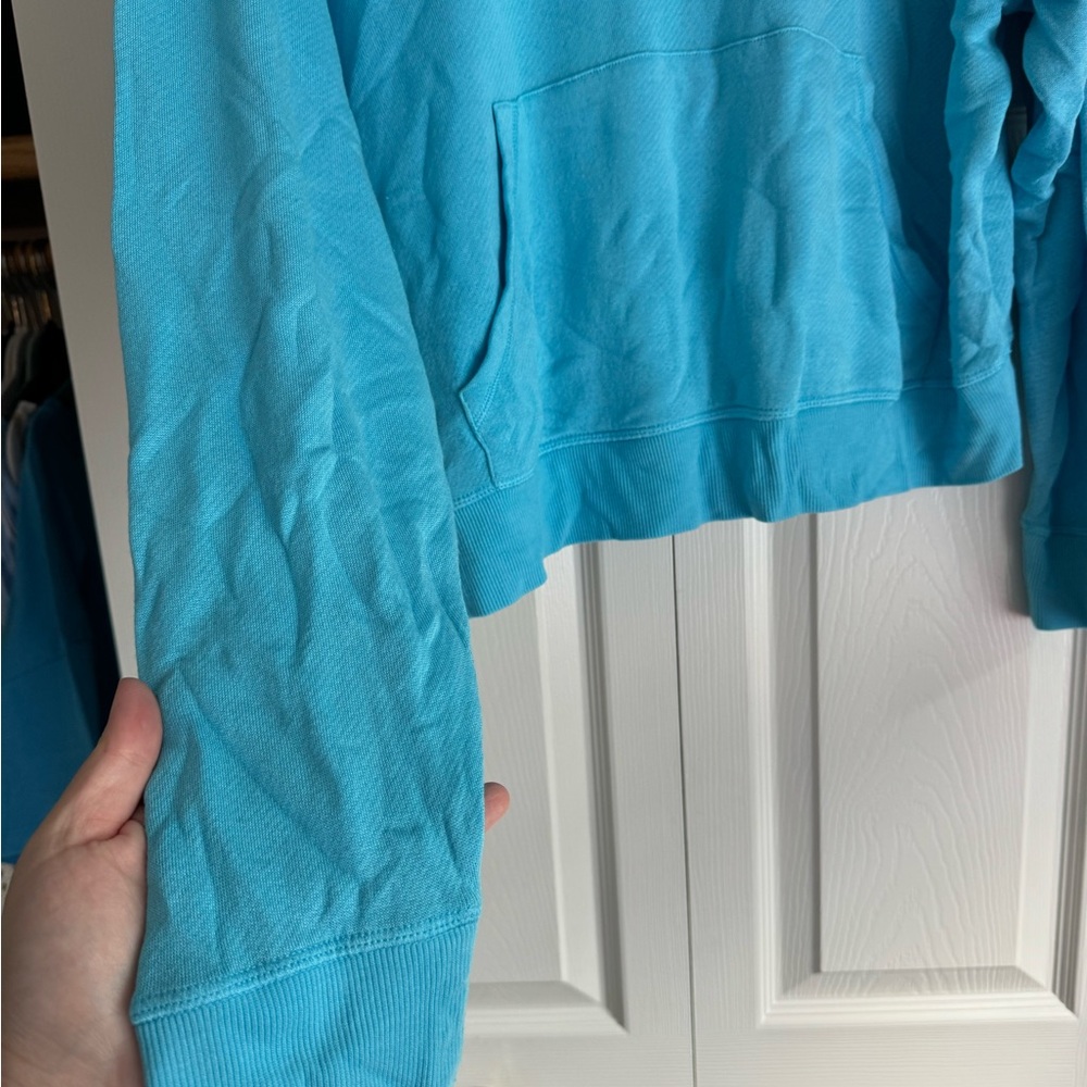 SKIMS Blue Women's Hoodie Sweater - Picture 4 of 5